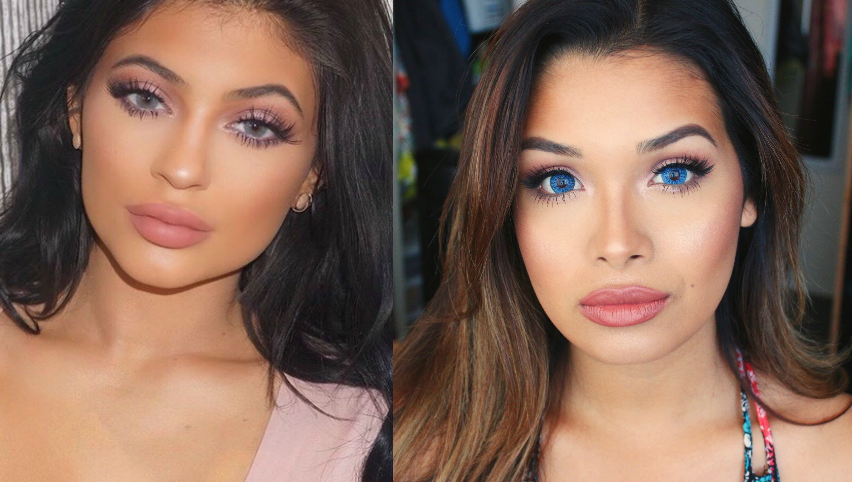 Kylie Jenner Inspired Makeup Tutorial | Makeup for Blue Eyes!
