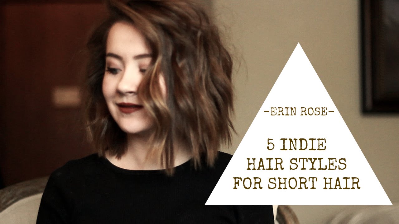 5 Indie Hairstyles for Short Hair