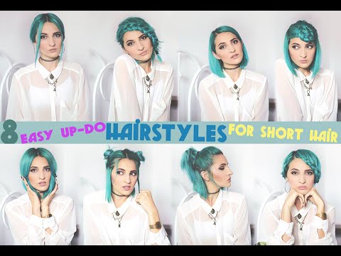 8 EASY HAIRSTYLES FOR SHORT HAIR by VINTAGEENA