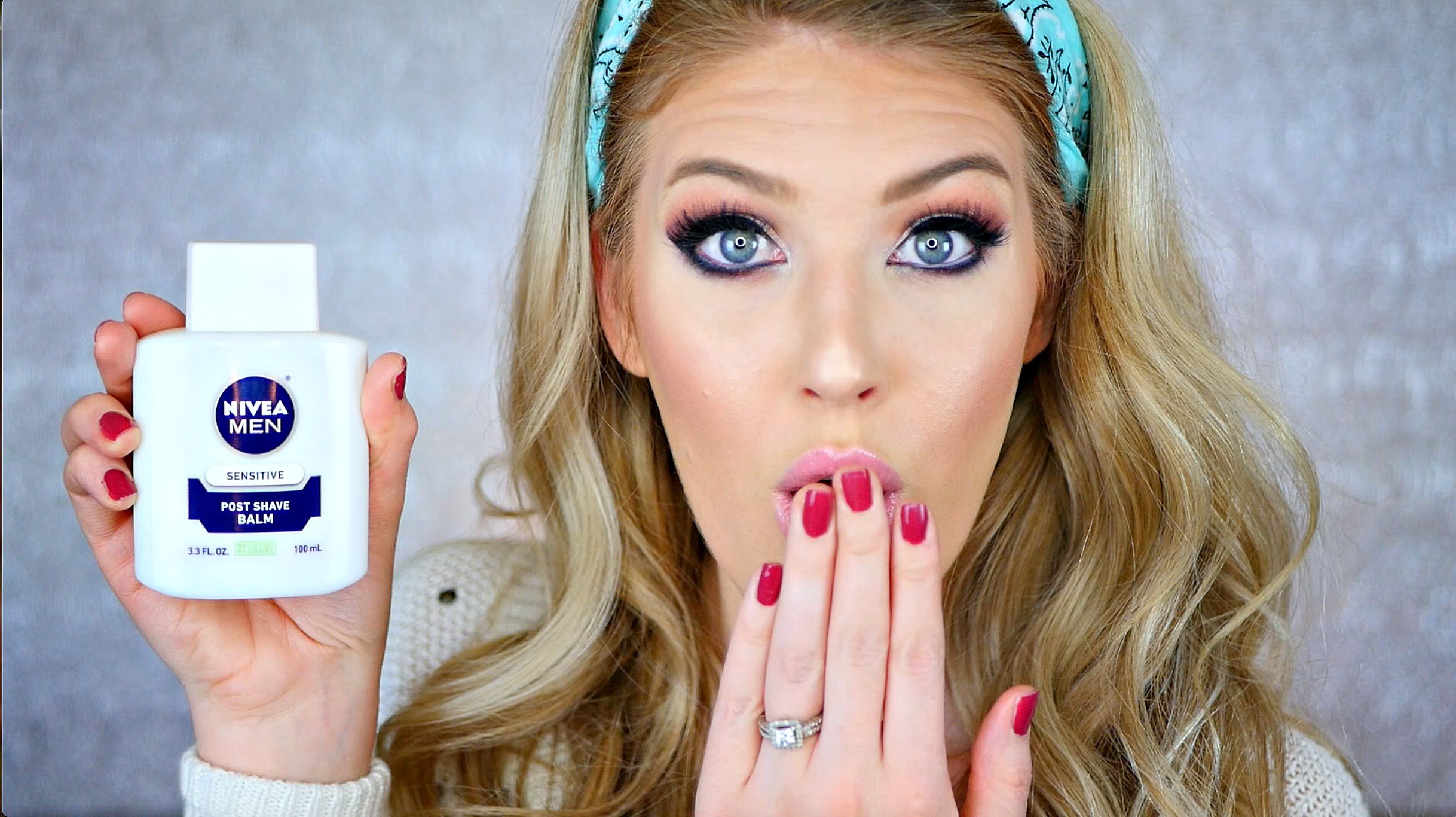 Mens Aftershave as Makeup Primer? First Impression ⎮ Nivea Men Aftershave Balm