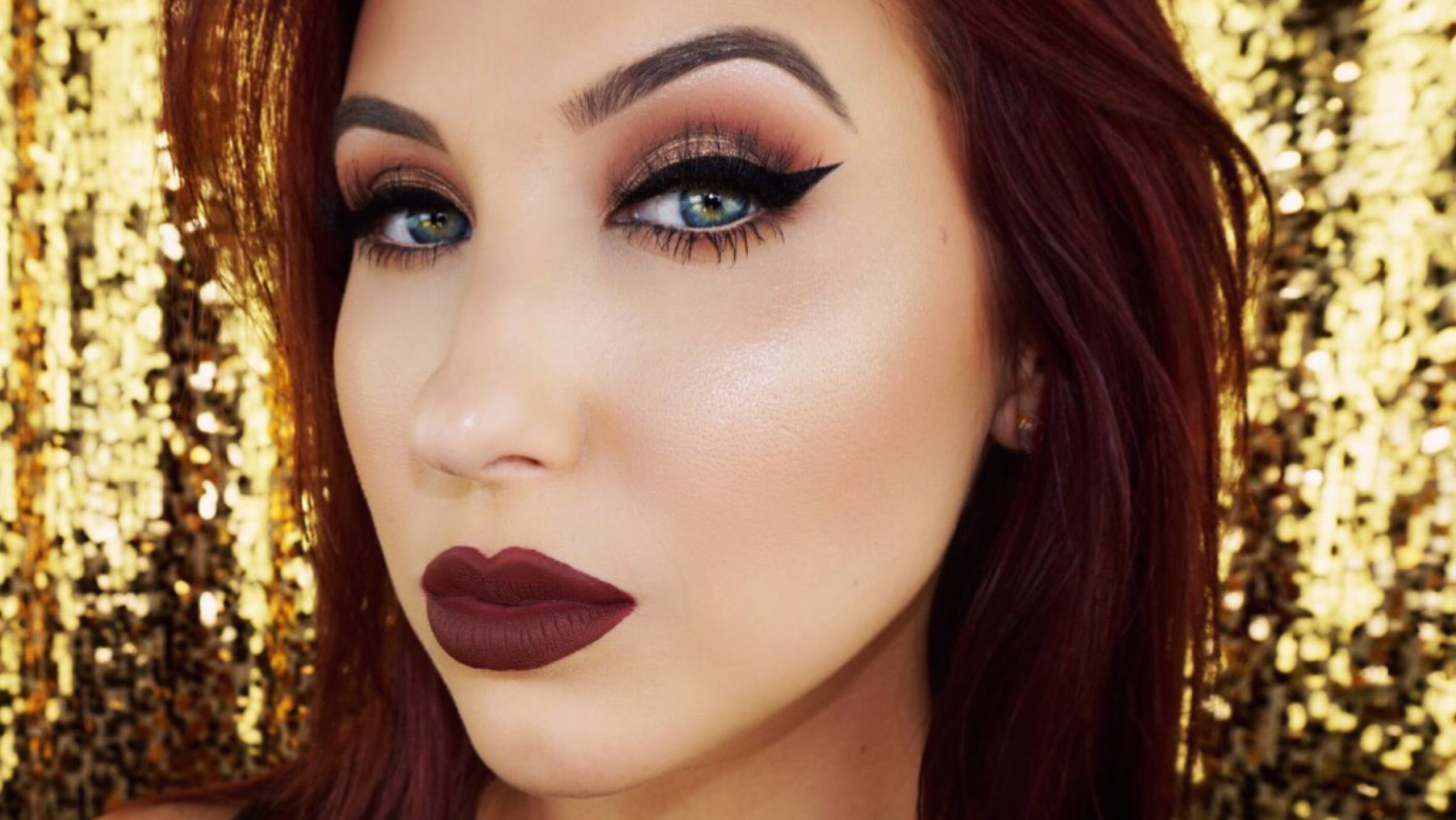 Cat Eye & Vampy Lips | Fall Makeup Tutorial