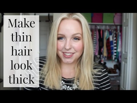 How to Make thin hair look thick -10 tips