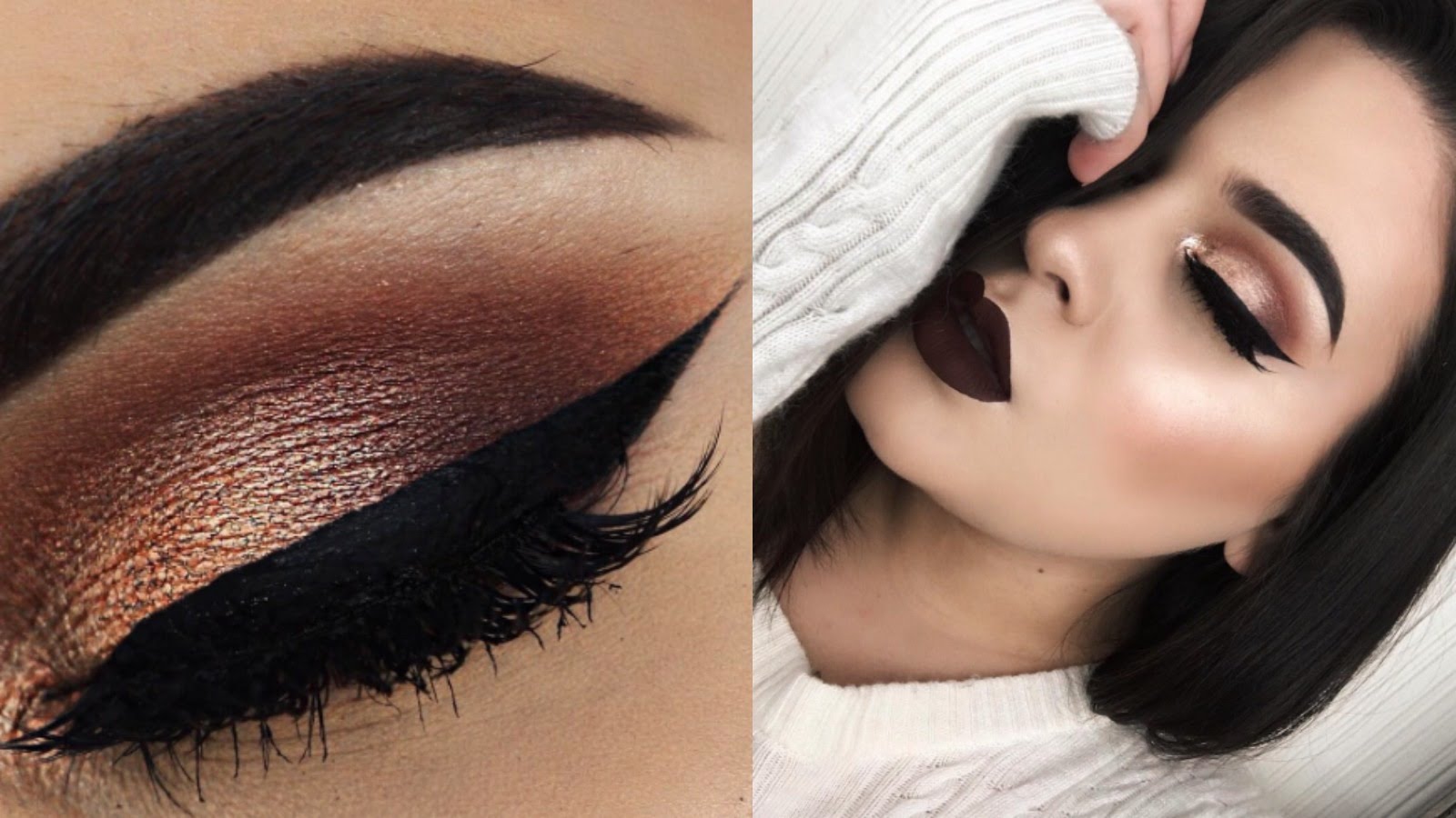 Neutral eyes + brown lips makeup tutorial. 