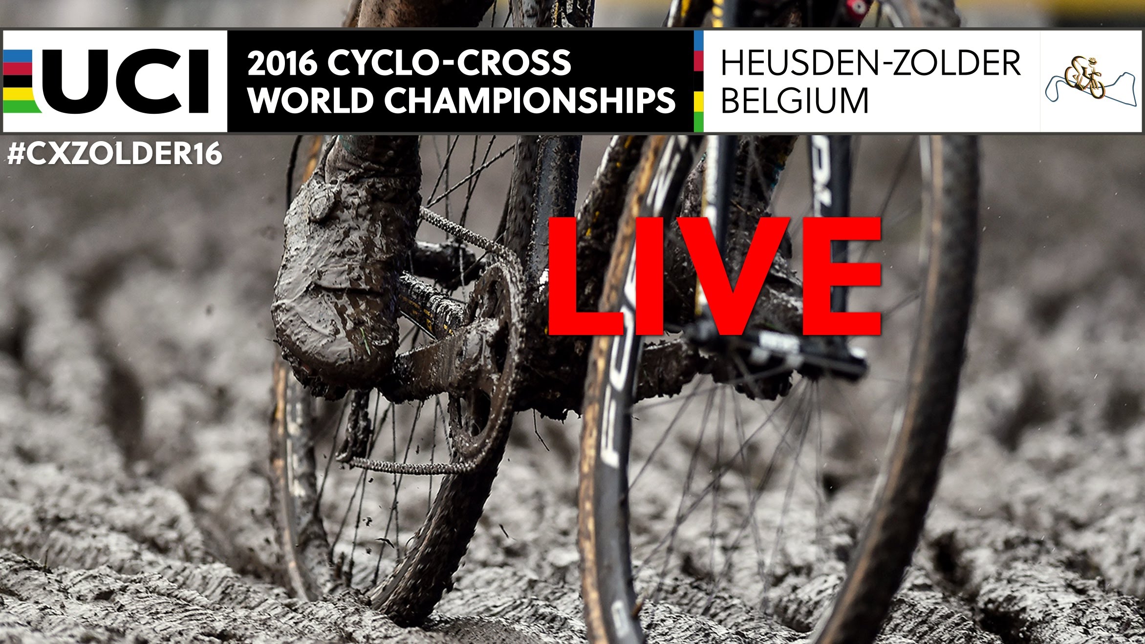 Full Replay | Elite Men’s Race | 2016 Cyclo-cross World Championships | Heusden-Zolder, Belgium