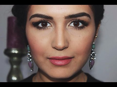Valentine`s Day makeup tutorial: Romantic pink and bronze