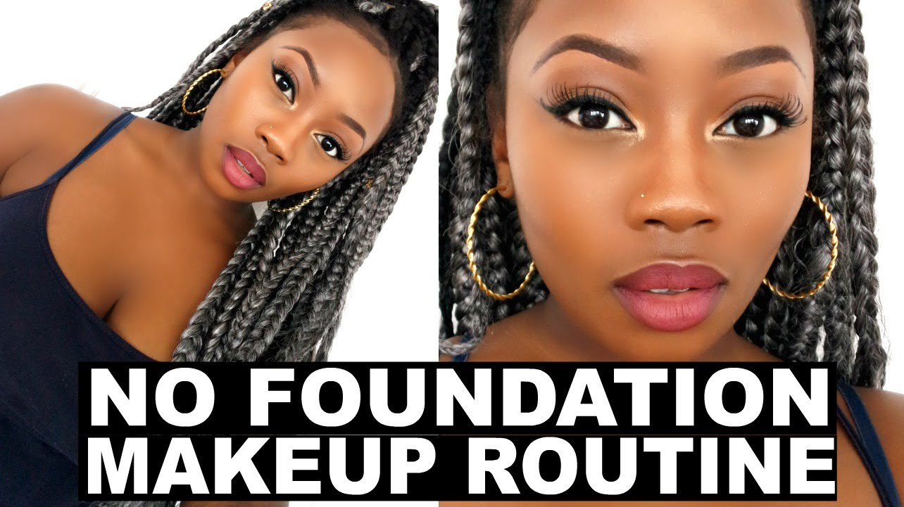 NO FOUNDATION MAKEUP ROUTINE | DRUGSTORE PRODUCTS |  LIZZIE LOVES