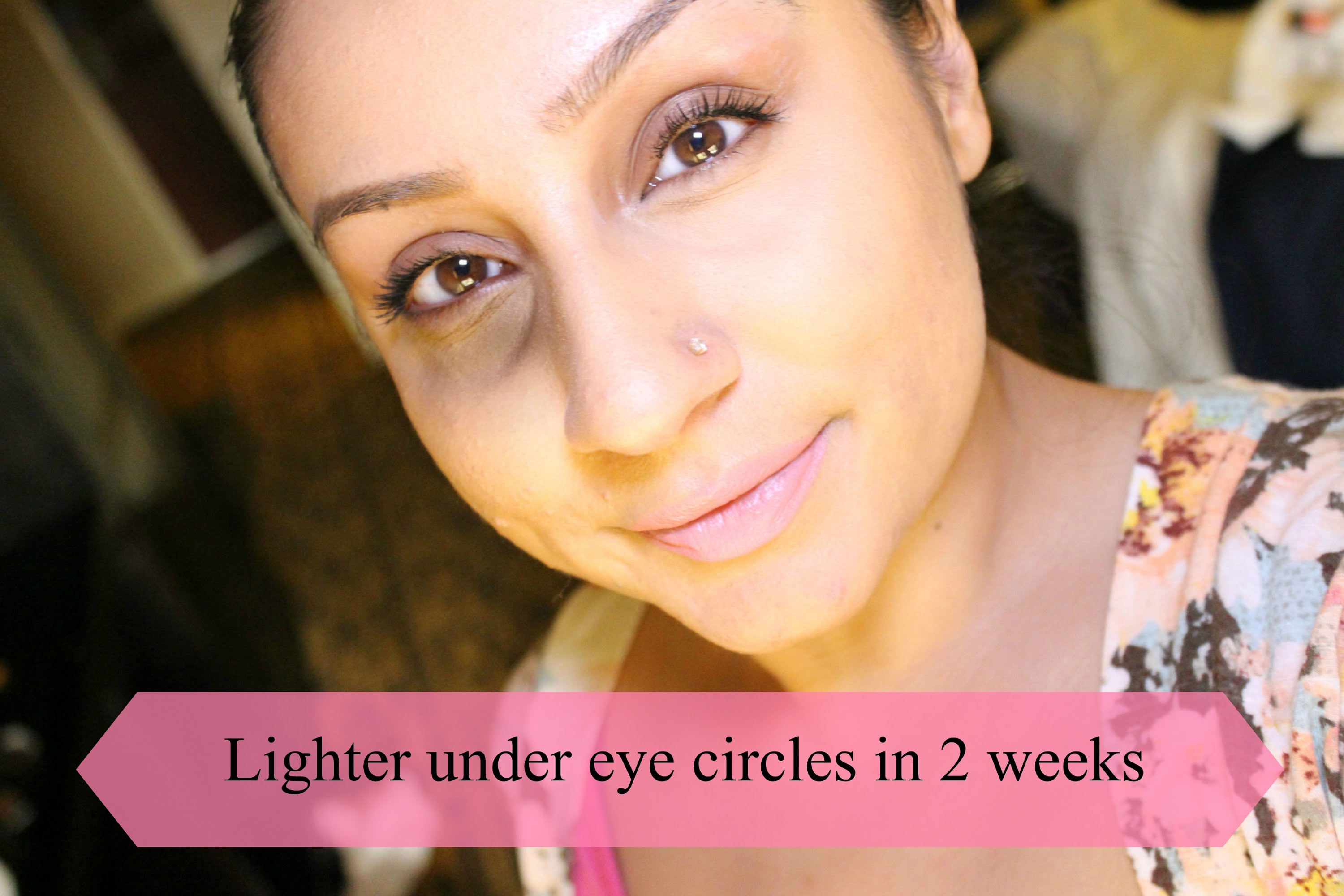 How To Lighten dark circles under eyes in 2 weeks | Makeup With Raji