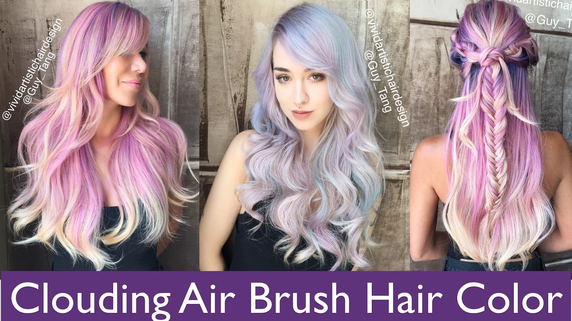 Clouding Air Brush Hair Color