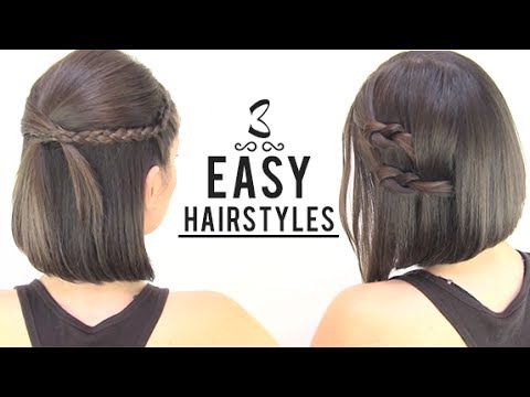 EASY HAIRSTYLES FOR SHORT HAIR