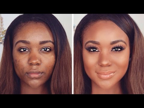 Flawless Foundation ALL DAY Tutorial ! Perfect Summer Skin Long Lasting Makeup + Acne Scar Coverage