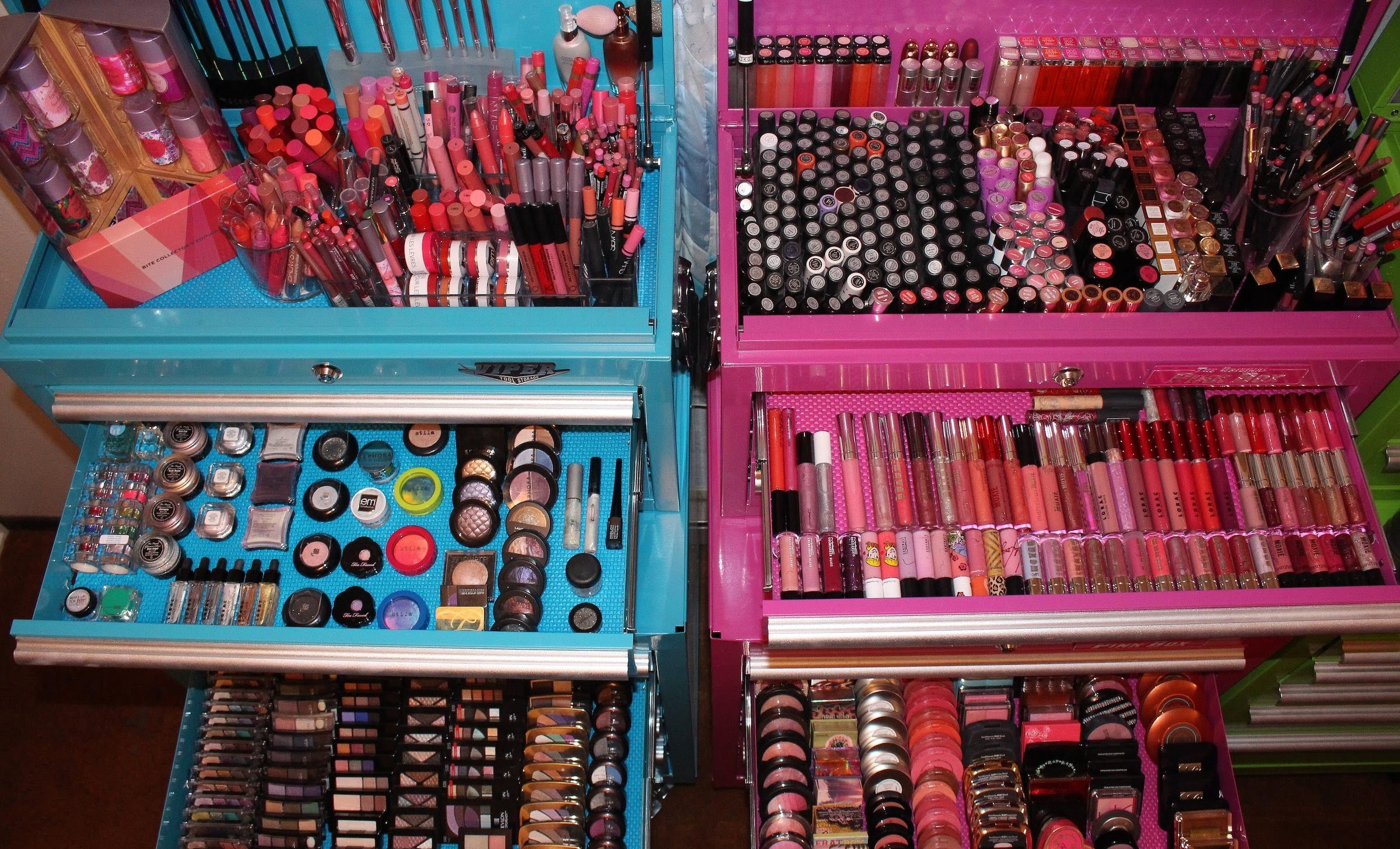 Makeup Collection, Organization, & Storage 2014 Pt.1