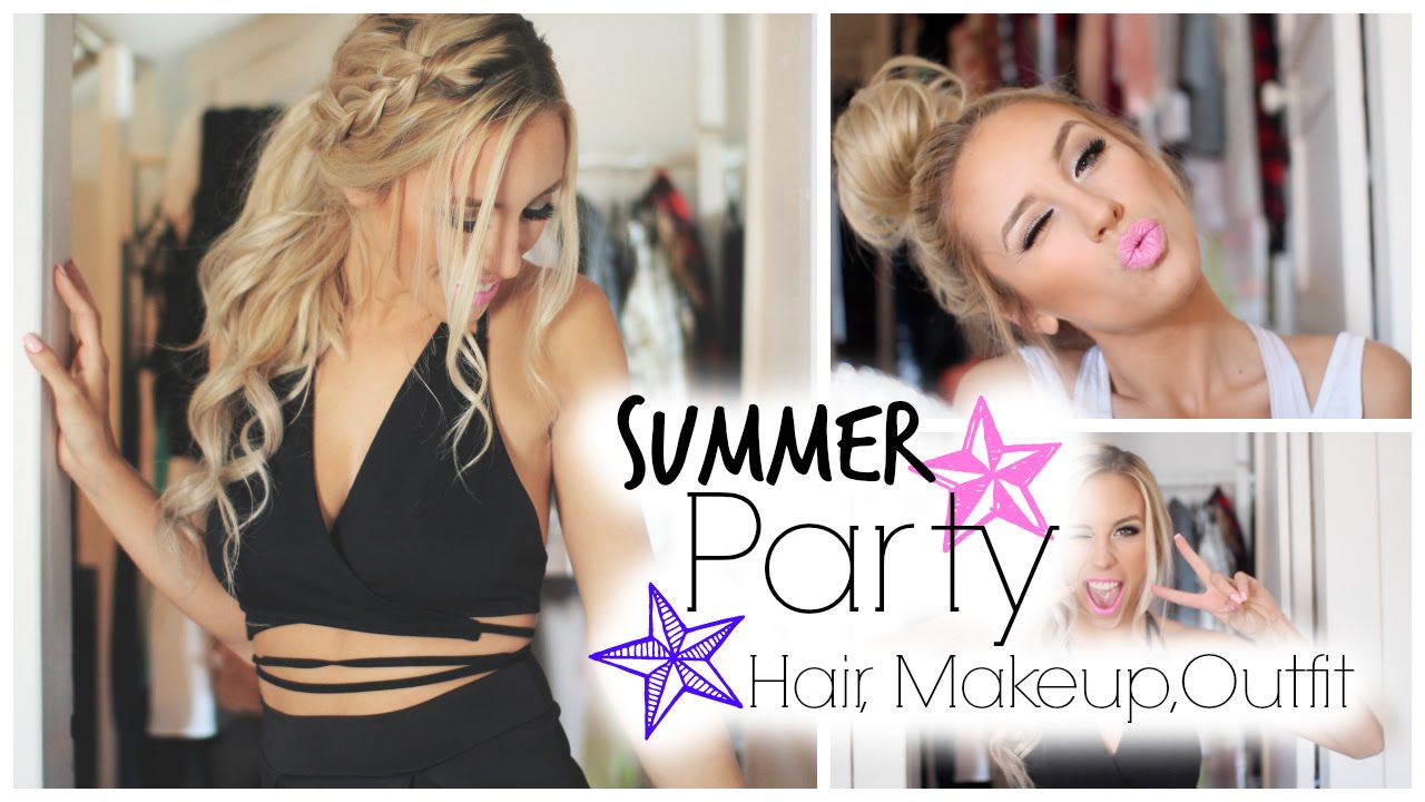 Summer Party | Makeup & Hair & Outfit