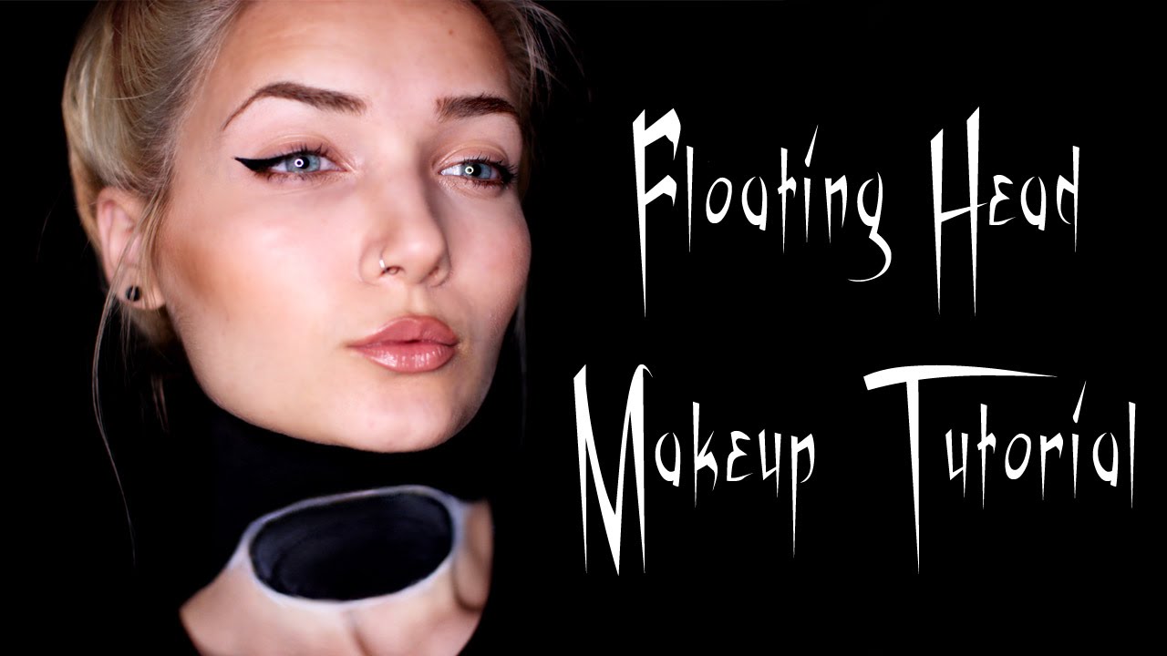 Hovering Head Halloween Makeup Tutorial || Last Minute