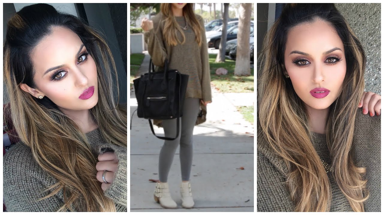 Fall Makeup Hair & Outfit Ideas l Christen Dominique