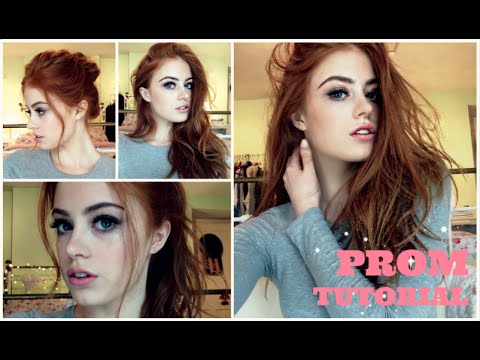Prom Makeup & Hair Tutorial | Using Urban Decay Naked Palette | MsRosieBea