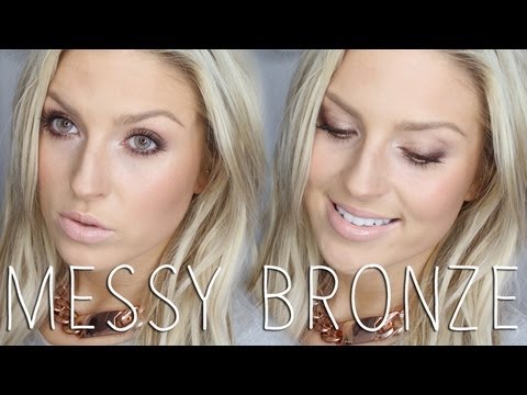Chit Chat Makeup Look ♡ Messy Bronze For Blue Eyes! ♡