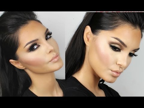 Kim Kardashian Makeup Tutorial New Brown Smokey Eyes