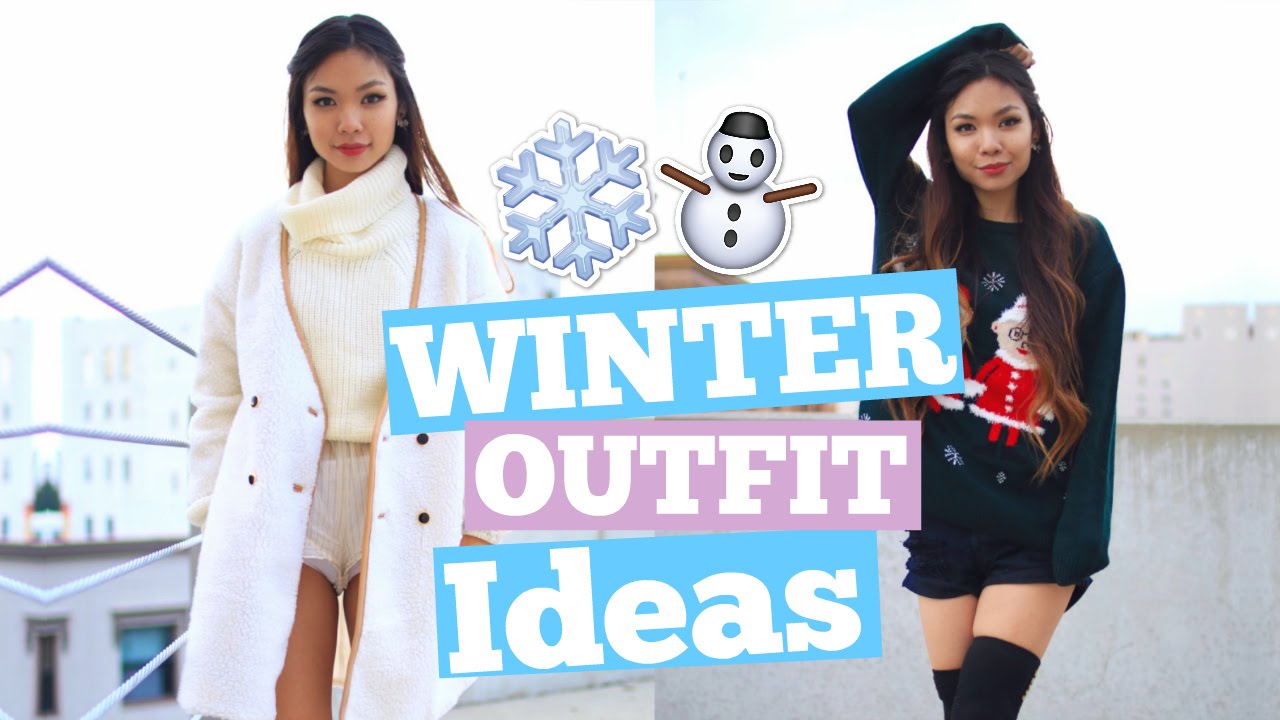 Cute Winter Outfit Ideas + Makeup Inspiration! 2016