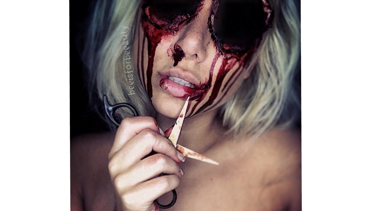 missing eyes sfx halloween makeup tutorial