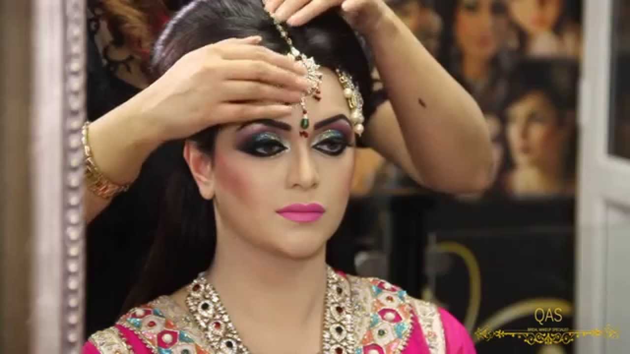Asian Bridal Makeup Tutorial By Qas Of Kashish -Traditional Look.