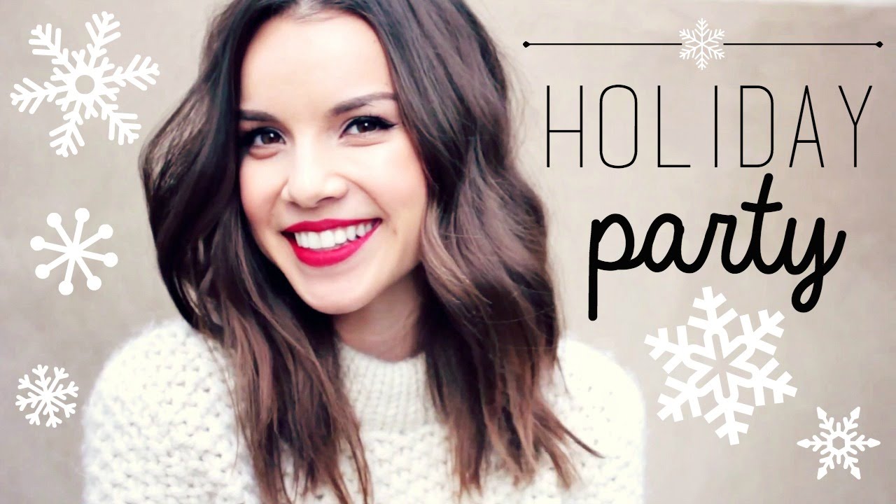 Holiday Party Makeup + Outfit Ideas!