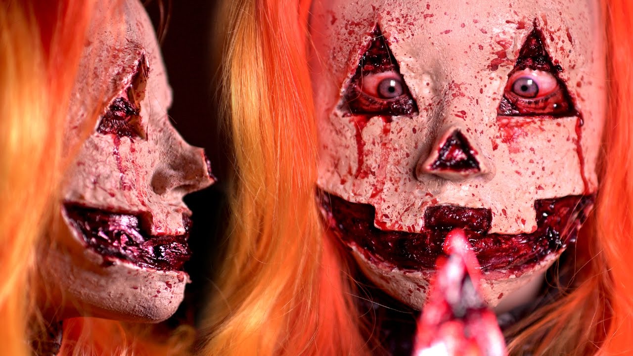 JACK-O-LANTERN Halloween Makeup Tutorial