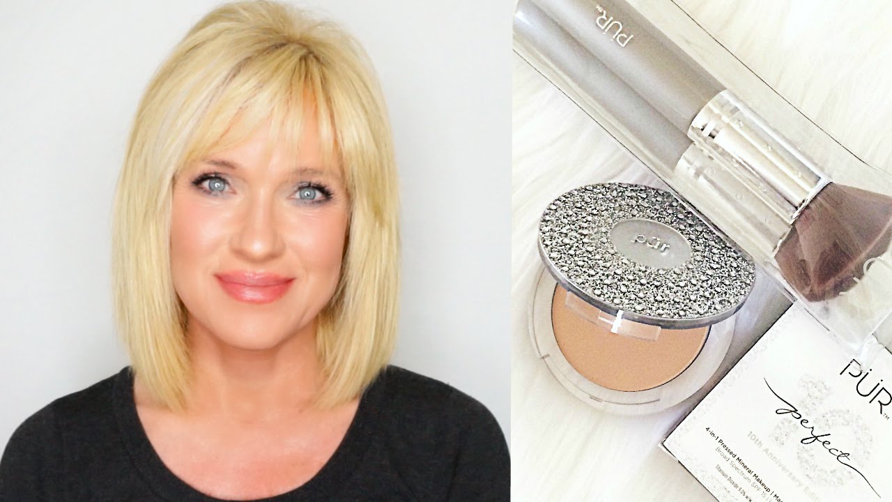 Pur Cosmetics Pressed Mineral Makeup Demo & Review! Over 40!