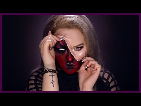 DEMON – Pulled Up Skin Halloween Makeup Tutorial